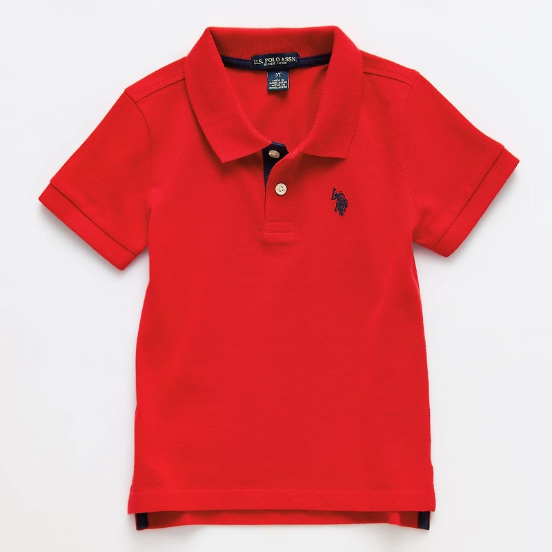 U.S. Polo Assn. Toddler Boys Short Sleeve Regular Fit Shirt