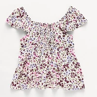 Thereabouts Little & Big Kid Girls V Neck Sleeveless Blouse