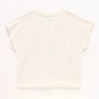 Xersion French Terry Little & Big Kid Girls Crew Neck Short Sleeve Active T-Shirt