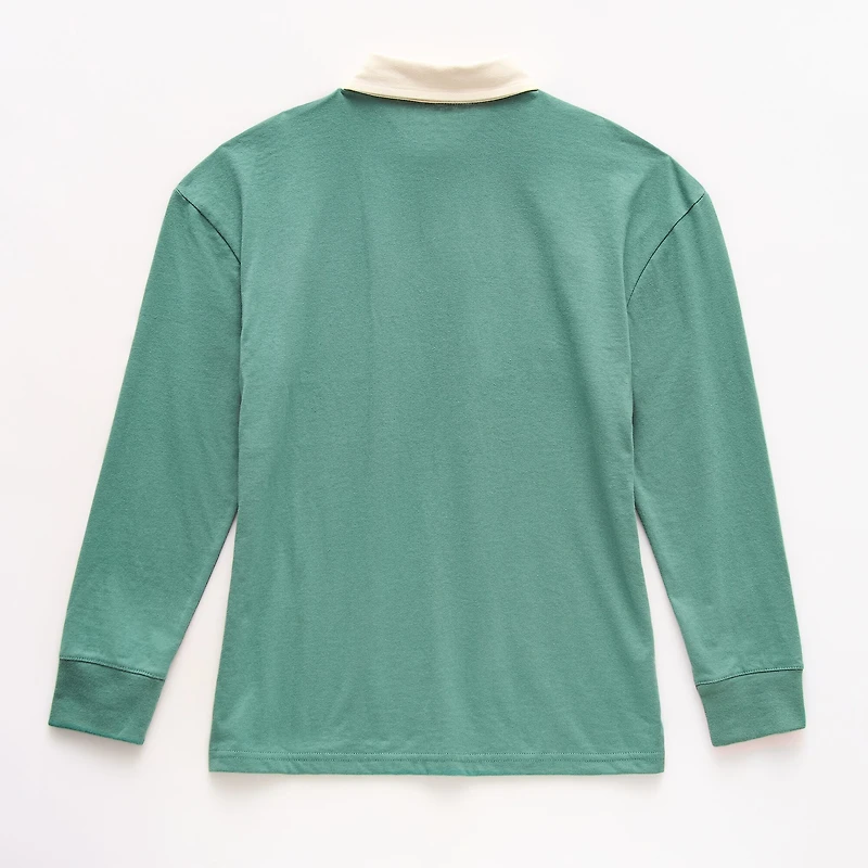 Thereabouts Little & Big Kid Boys Long Sleeve Regular Fit Spread Collar Rugby Shirt