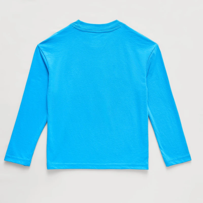 Thereabouts Little Boys Crew Neck Long Sleeve Oversized Graphic T-Shirt