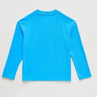 Thereabouts Little Boys Crew Neck Long Sleeve Oversized Graphic T-Shirt