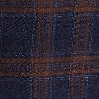 The Savile Row Co Mens Plaid Modern Fit Sport Coat