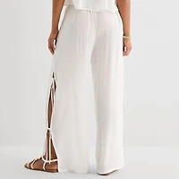 Forever 21 Womens Juniors Straight Pull-On Pant