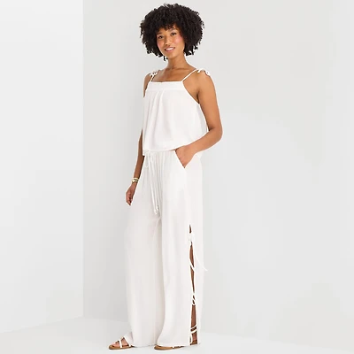 Forever 21 Womens Juniors Straight Pull-On Pant