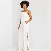 Forever 21 Womens Juniors Straight Pull-On Pant