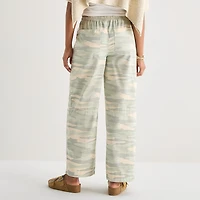 Arizona Womens Juniors Low Rise Barrel Jean