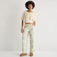 Arizona Womens Juniors Low Rise Barrel Jean