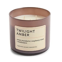 Distant Lands 14oz Twilight Amber 3-Wick Scented Jar Candle