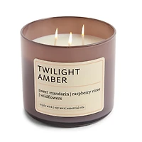Distant Lands 14oz Twilight Amber 3-Wick Scented Jar Candle