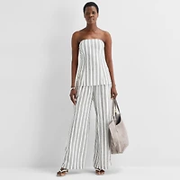Worthington Womens Wide Leg High Rise Pull-On Pant