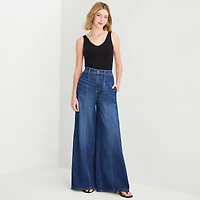 a.n.a Soft Drape Womens Wide Leg Jean