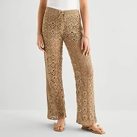 a.n.a Womens Wide Leg Pull-On Pant
