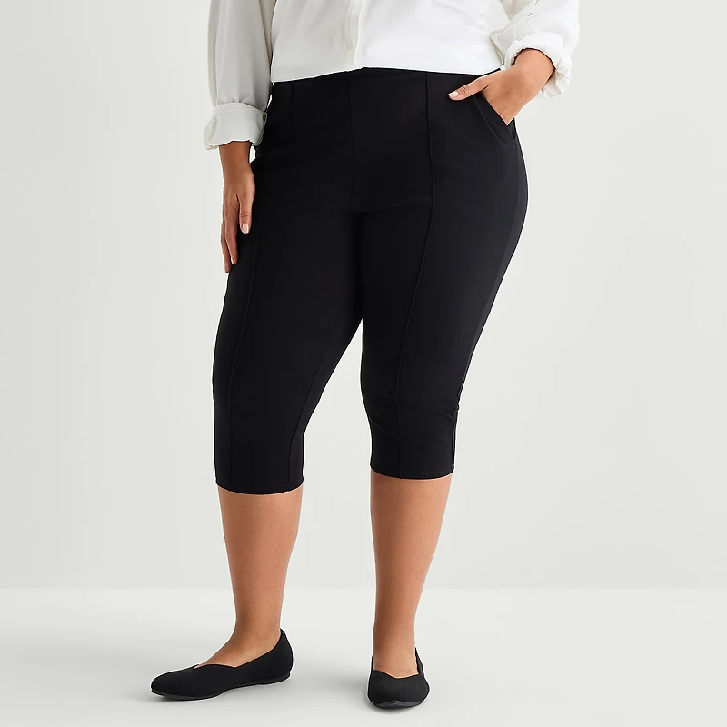 Stylus Womens Plus Capri Pant