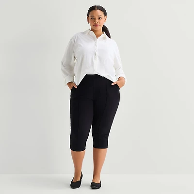 Stylus Womens Plus Capri Pant