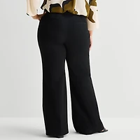 Worthington Plus Womens Fit and Flare Pant