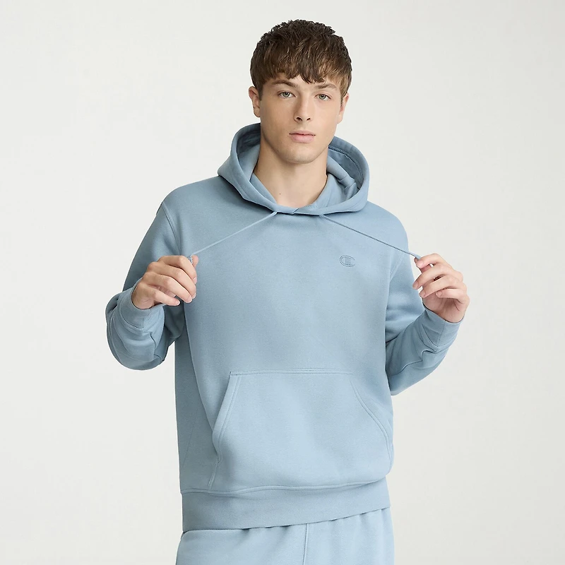 Champion Powerblend Mens Long Sleeve Fleece Active Hoodie