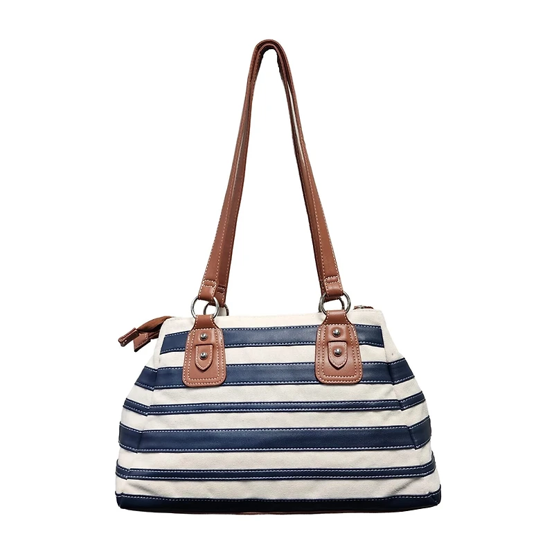 Stone Mountain Canvas Satchel