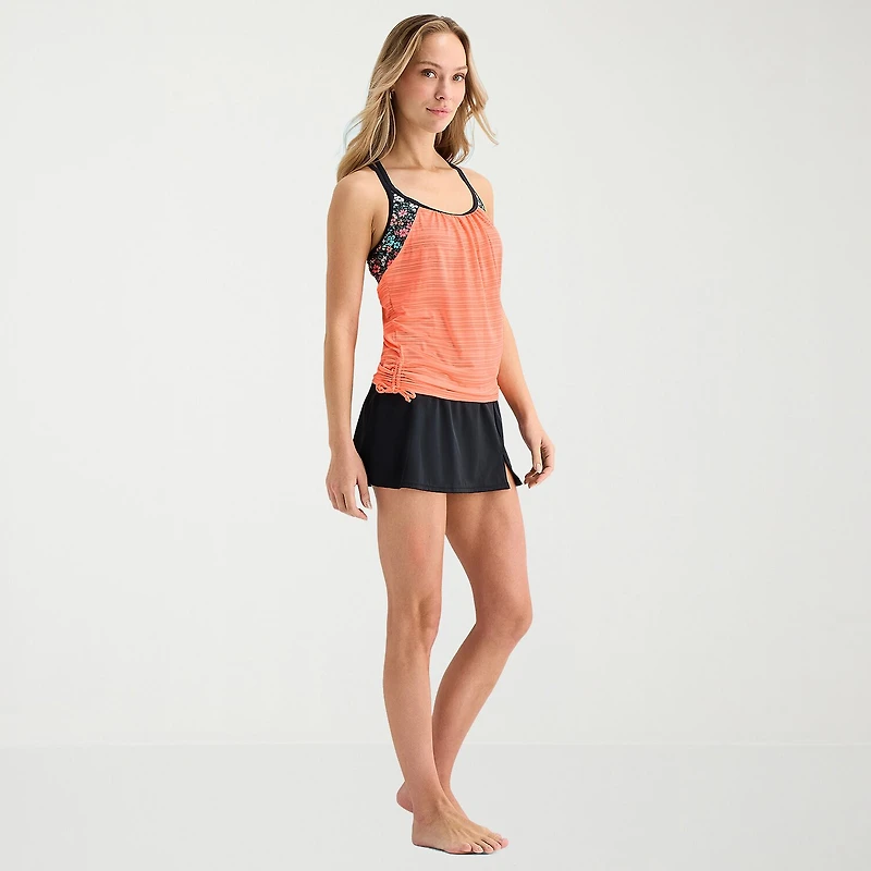 ZeroXposur Womens Floral Tankini Swimsuit Top