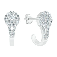 Womens / CT. T.W. Natural White Diamond 10K Gold Drop Earrings
