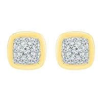 5/8 CT. T.W. Natural White Diamond 10K Gold 8.7mm Stud Earrings