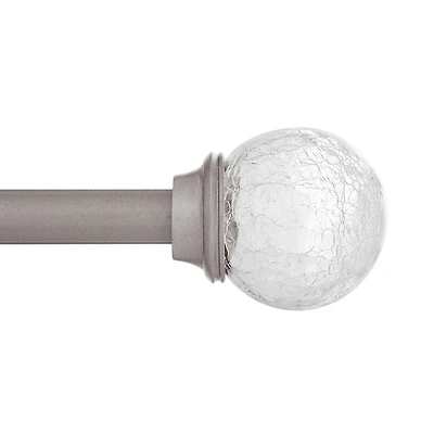 Kenney Walden Crackle Ball 5/8 Adjustable Curtain Rod