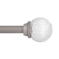 Kenney Walden Crackle Ball 5/8 Adjustable Curtain Rod