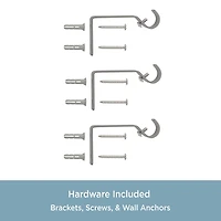 Kenney Walden Crackle Ball 5/8 Adjustable Curtain Rod