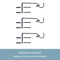 Kenney Lucas Openwork 3/4 Adjustable Curtain Rod