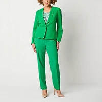 Black Label by Evan-Picone Womens Classic Fit Straight Suit Pant