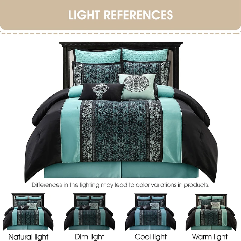 Stratford Park Tiago 8-pc. Complete Bedding Set