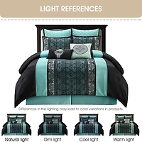 Stratford Park Tiago 8-pc. Complete Bedding Set