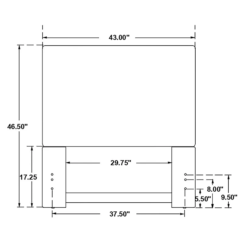 Izzy Kid's Padded Headboard