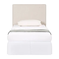 Kosmo Self-Welt Upholstered Twin Panel Headboard in Sand
