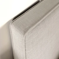 Kosmo Self-Welt Upholstered Twin Panel Headboard in Sand