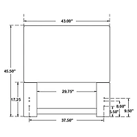 Pirro Smooth-Edge Upholstered Twin Panel Headboard in Sand