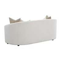 Rainn Curved Slope-Arm Sofa
