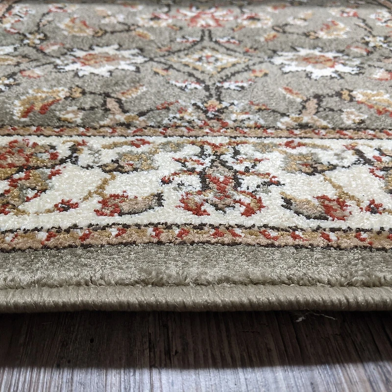 Radici Como Kashan Traditional Oriental Indoor Round Area Rug