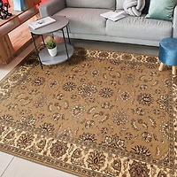 Radici Como Kashan Traditional Oriental Indoor Rectangular Accent Rug