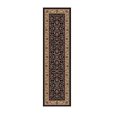 Radici Alba Motiff Traditional Oriental 26"X91" Indoor Rectangular Runner