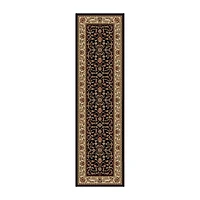 Radici Alba Motiff Traditional Oriental 26"X91" Indoor Rectangular Runner