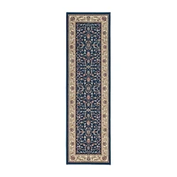 Radici Alba Motiff Traditional Oriental 26"X91" Indoor Rectangular Runner