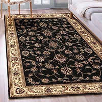 Radici Alba Motiff Traditional Oriental Indoor Rectangular Area Rug