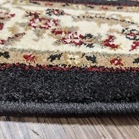 Radici Alba Motiff Traditional Oriental Indoor Rectangular Area Rug