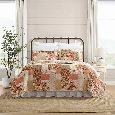Laura Ashley Harrietta Patchwork Quilt Set