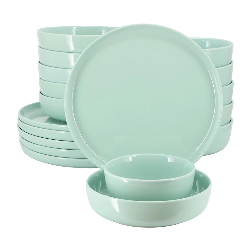 Elama Duncan 18-pc. Porcelain Dinnerware Set