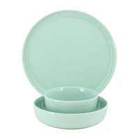 Elama Duncan 18-pc. Porcelain Dinnerware Set