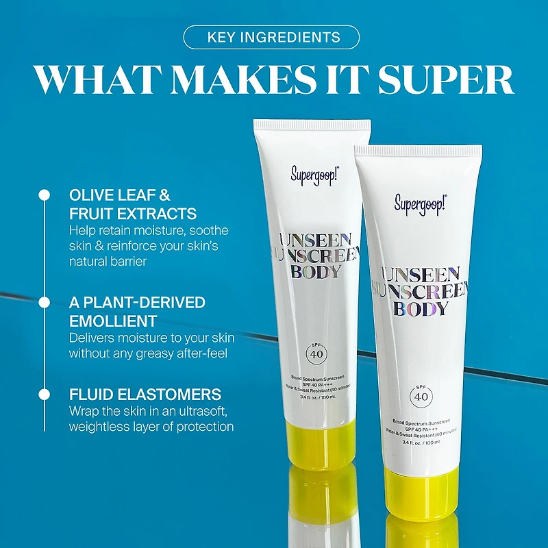Supergoop Unseen Sunscreen Body Spf 40