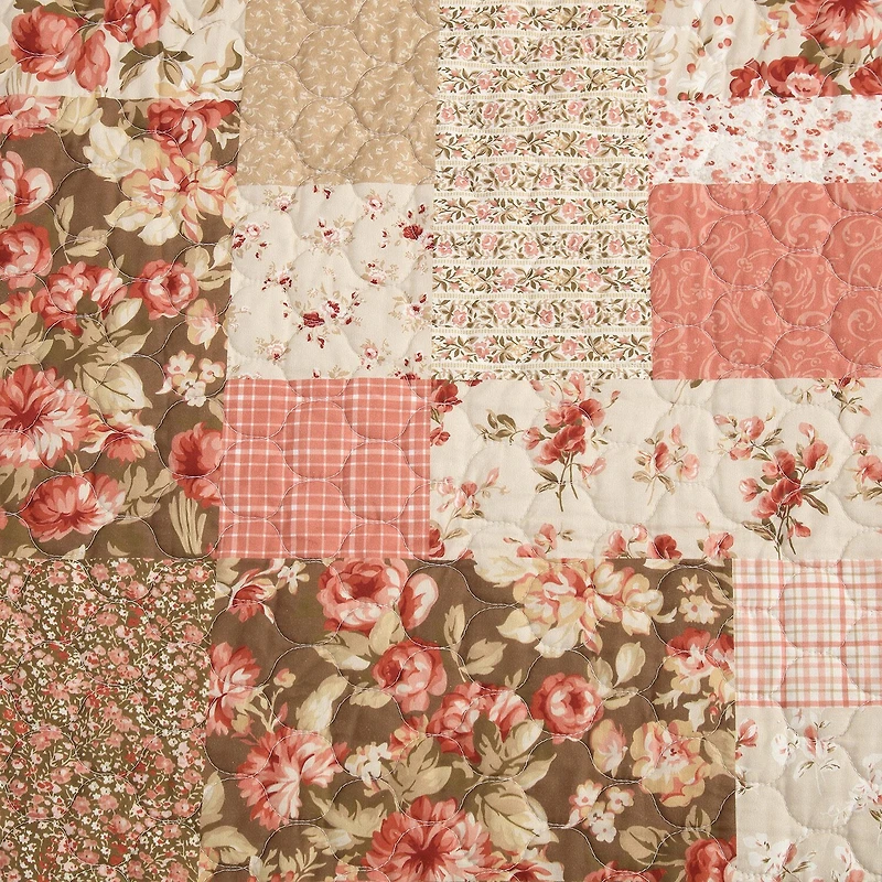 Laura Ashley Harrietta Patchwork Quilt Set