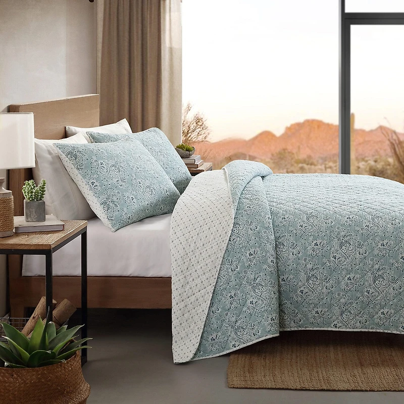 Wrangler Prairieland Paisley Quilt Set